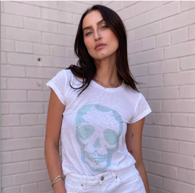 関税込み】Cloe Hc Skull Strass T-Shirt - Zadig & Voltaire 関税込み】Cloe Hc Skull Strass T-Shirt - Zadig & Voltaire