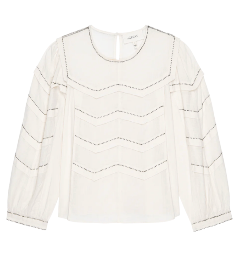 The Great W Beaded Chevron Top