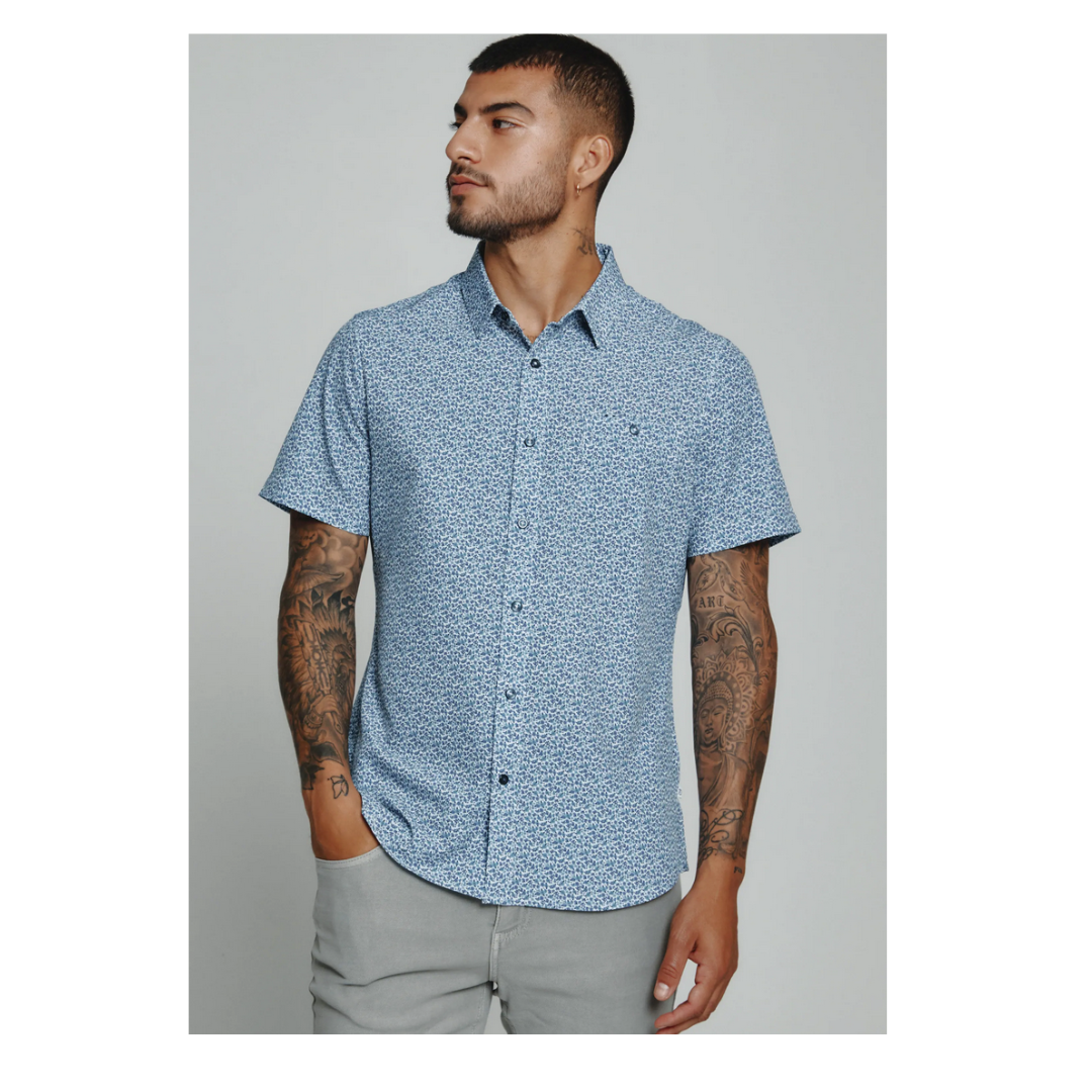 7 Diamonds Hartley SS Button Down