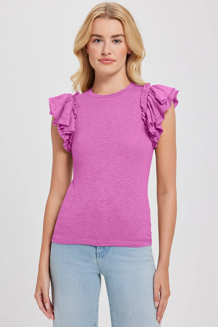 Goldie W Double Ruffle Tee