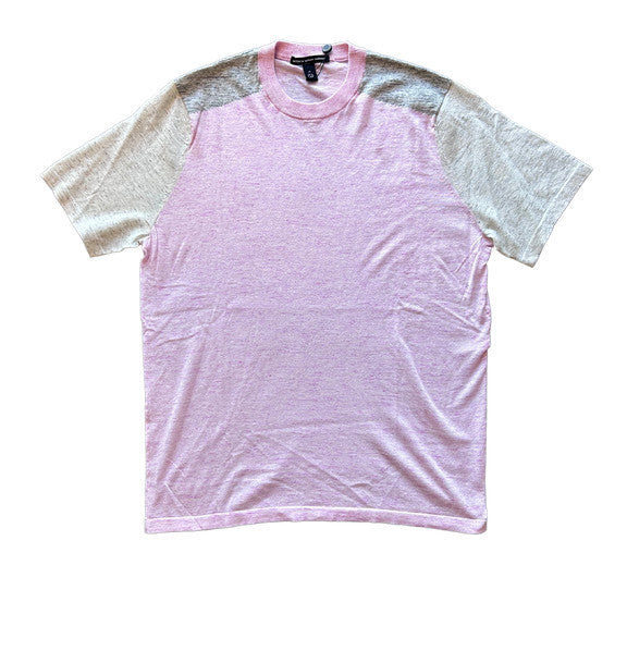 Autumn Cashmere SS Colorblock Crew