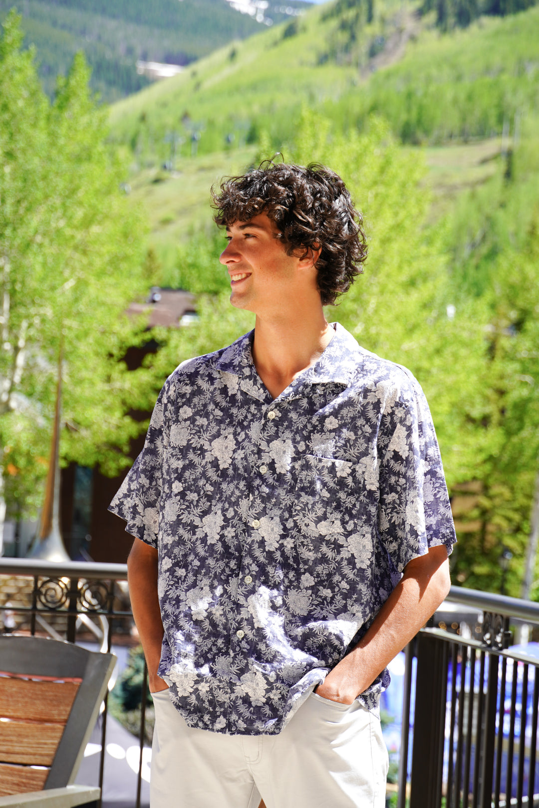 Hartford Palm Mc Woven Linen BD SS