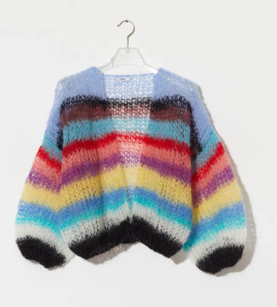 Maiami W Mohair Bomber Cradigan