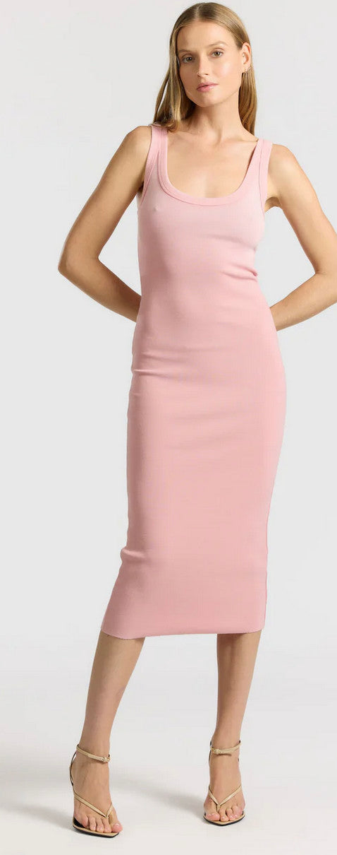 Cotton Citizen W Verona Midi Dress – Grey Salt Cotton Citizen W Verona Midi Dress – Grey Salt