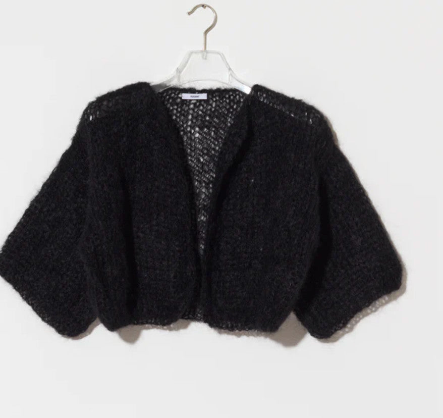 Maiami W Mohair Light Short Sleeve Cardigan