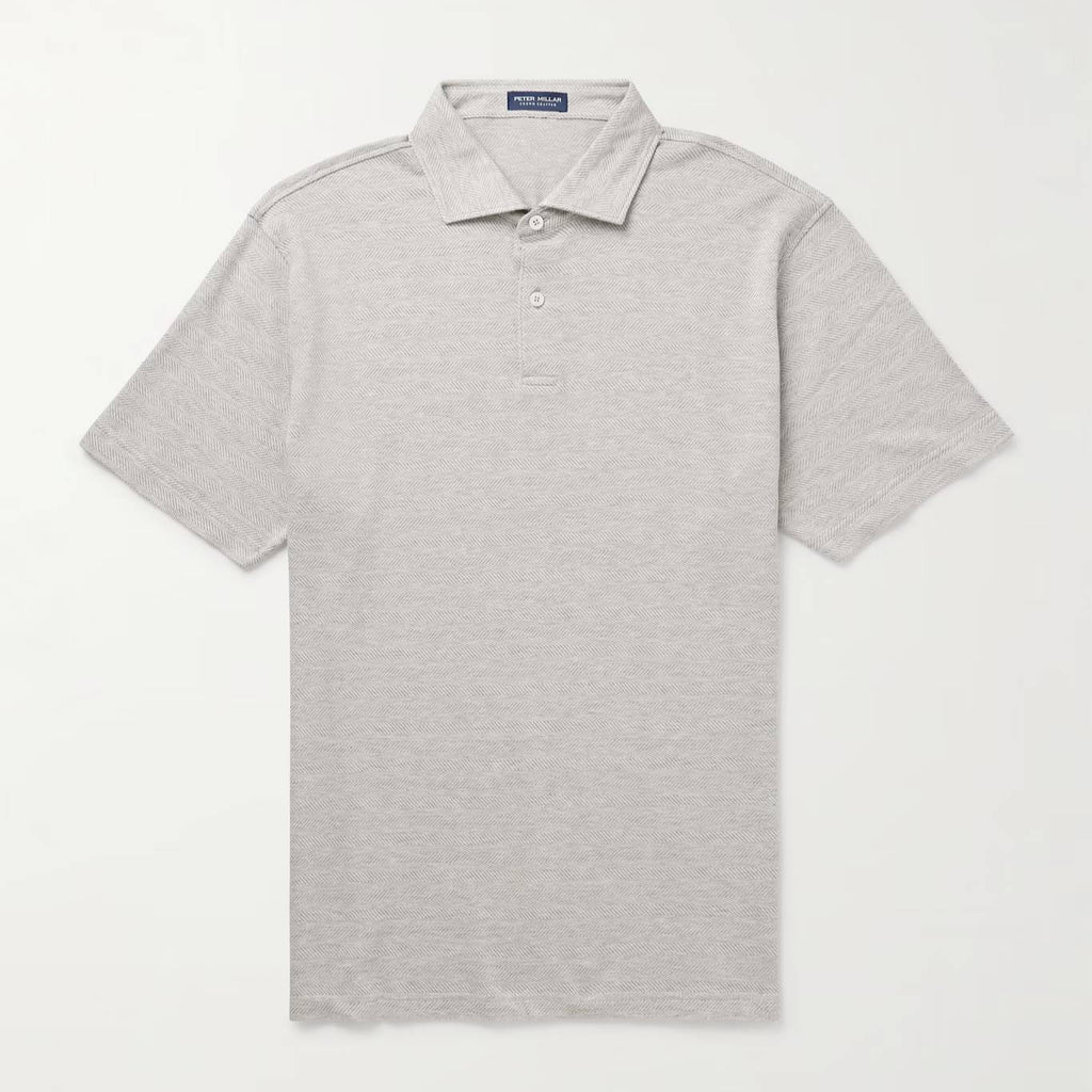 Peter Millar Harris Herringbone SS Knit Polo