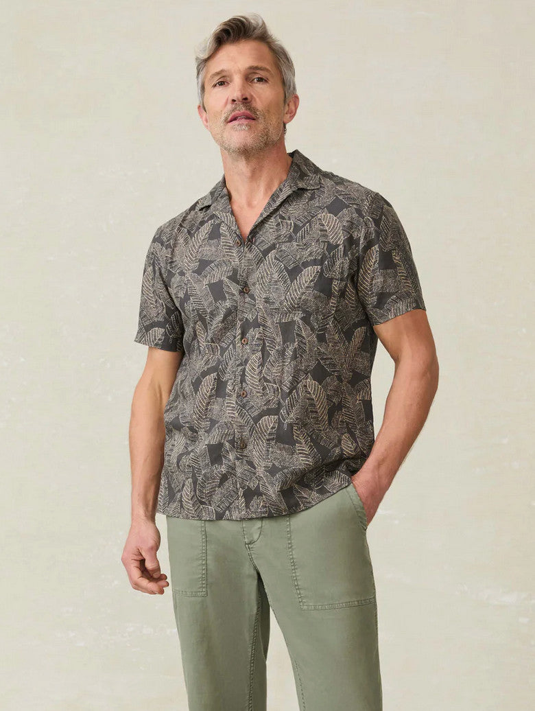 Faherty SS Breeze Camp Shirt