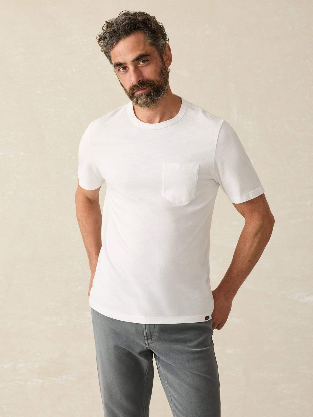 Faherty Sunwashed Pocket Tee