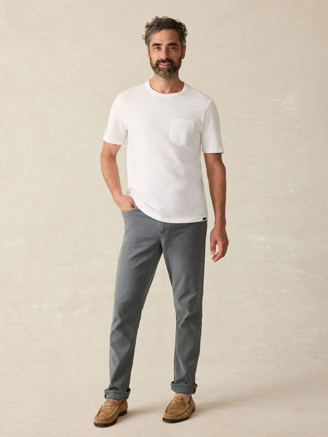 Faherty Sunwashed Pocket Tee