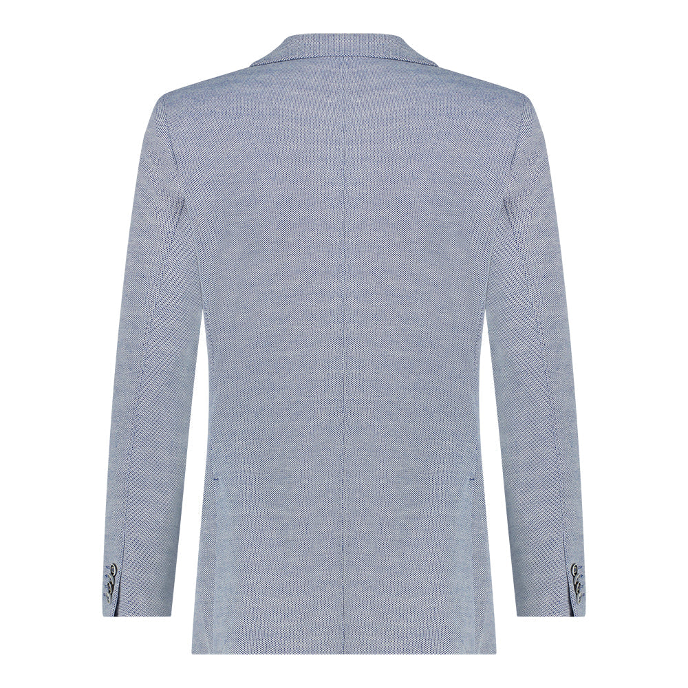 Blue Industry Waffle Blazer