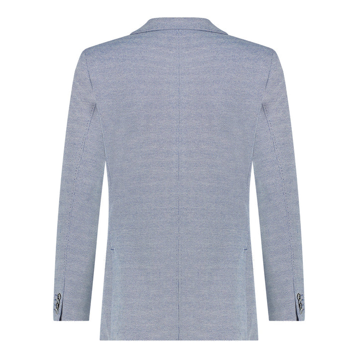 Blue Industry Waffle Blazer