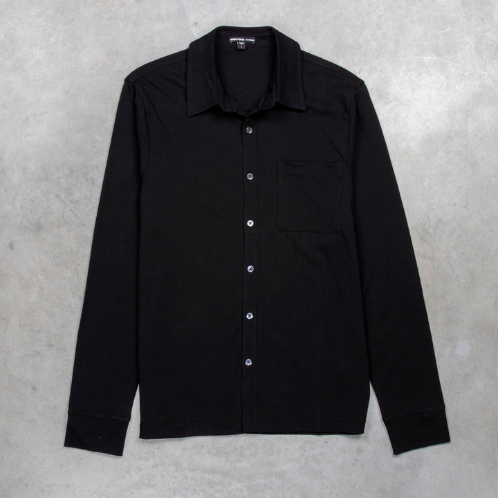 James Perse LS Clean Finish Jersey Shirt