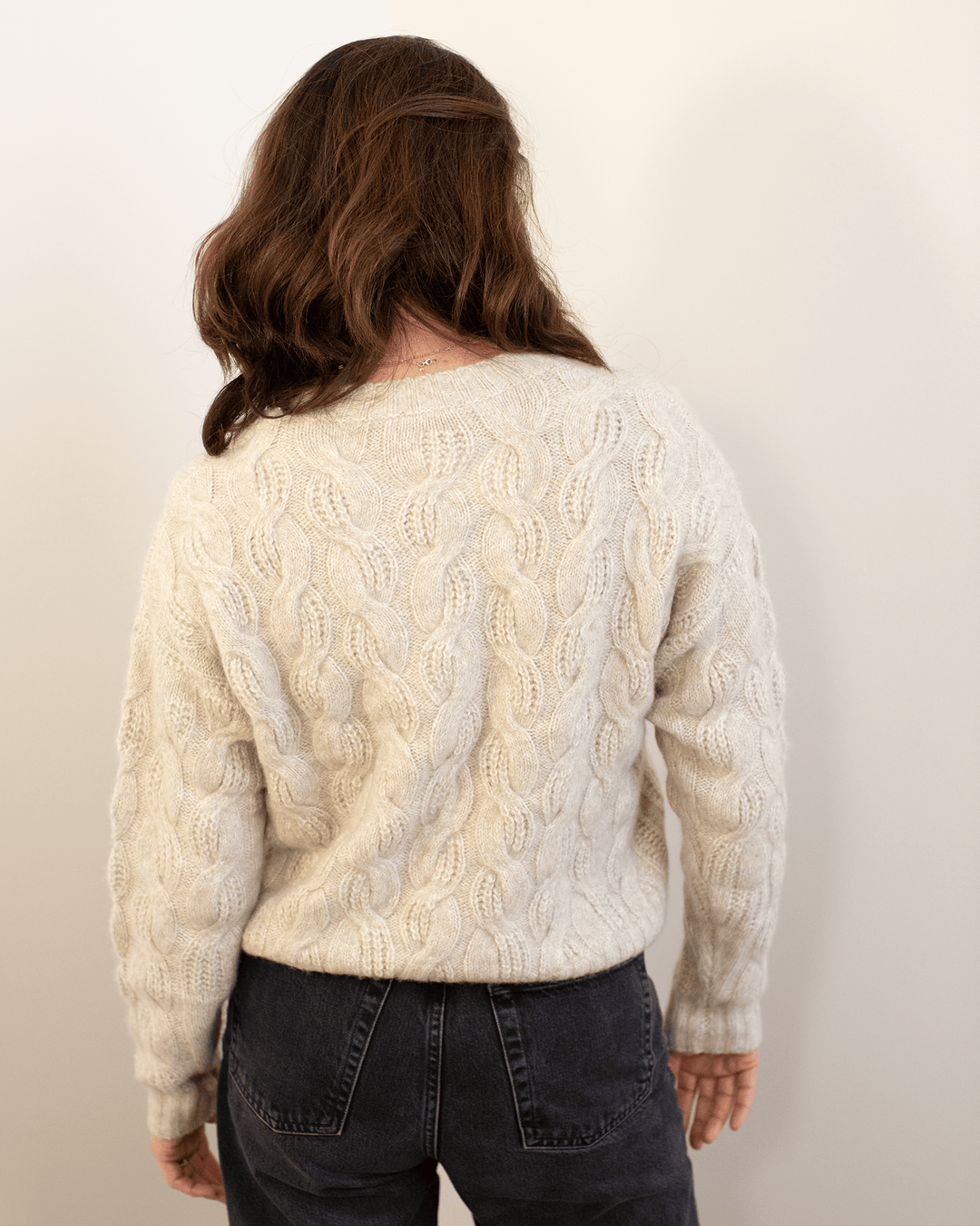 Autumn Cashmere Cable Crew