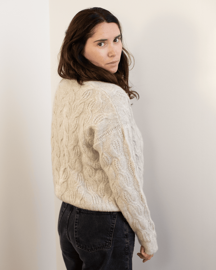 Autumn Cashmere Cable Crew