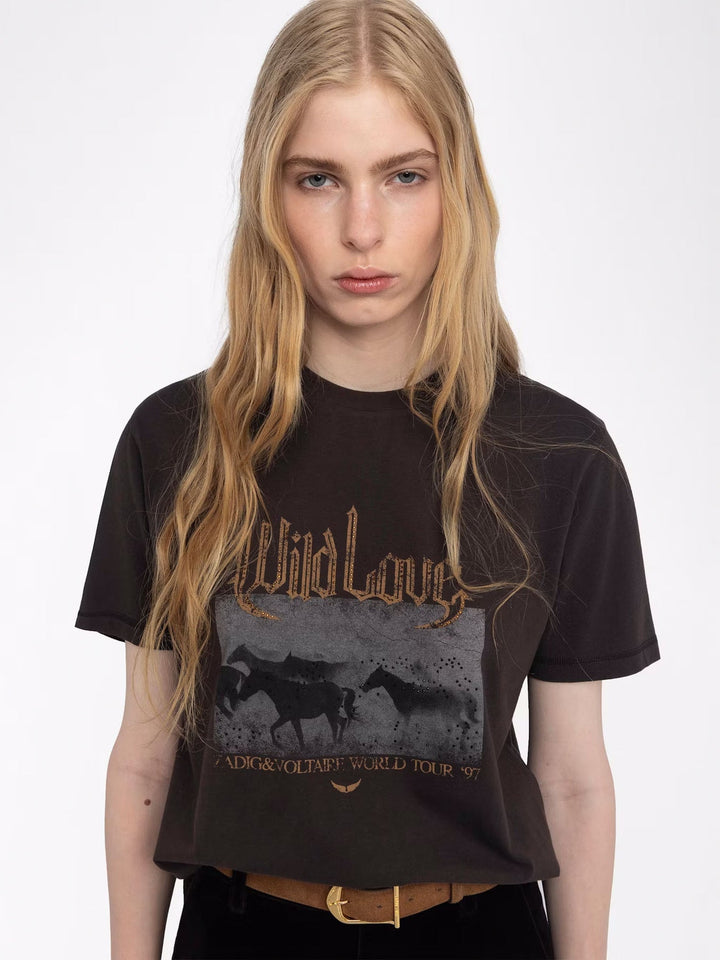 Zadig & Voltaire W Edwin HC Concert Wild Strass