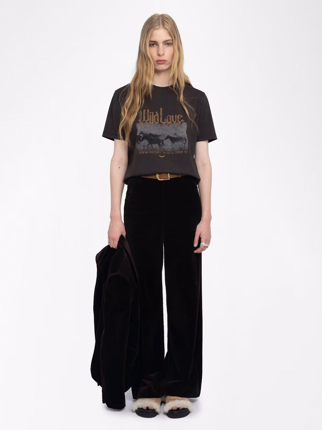 Zadig & Voltaire W Edwin HC Concert Wild Strass