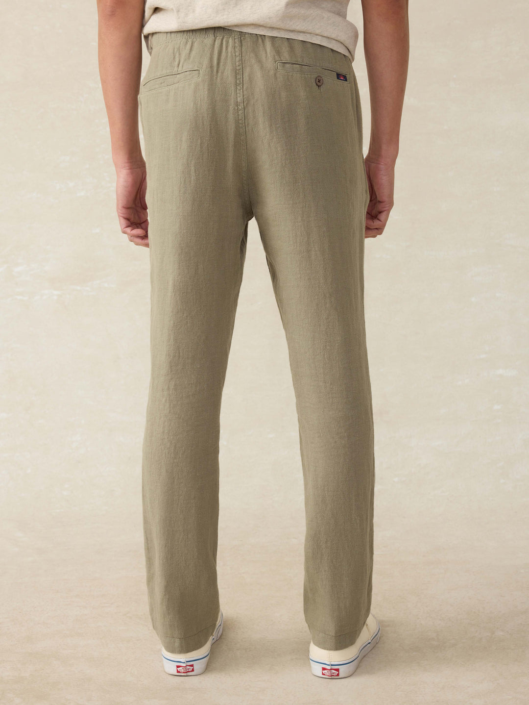 Faherty Linen Drawstring Pants