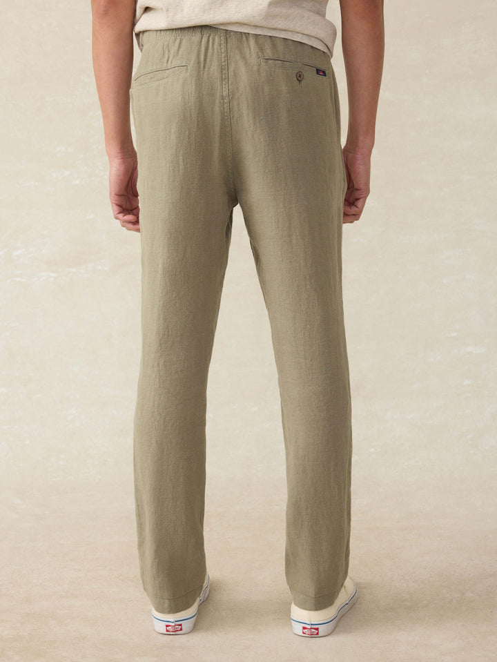 Faherty Linen Drawstring Pants