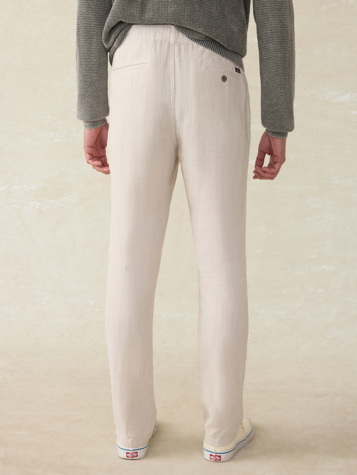 Faherty Linen Drawstring Pants