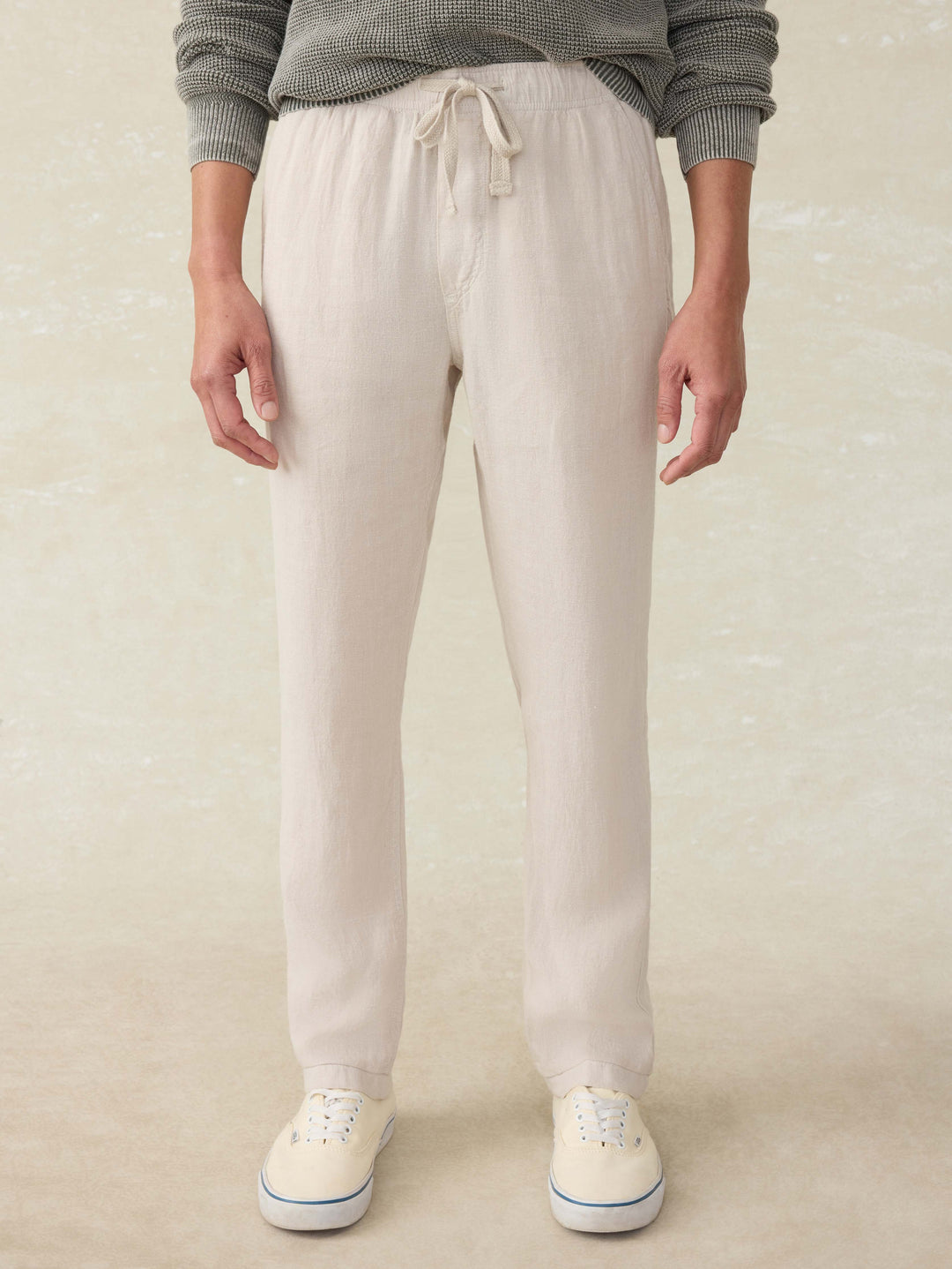 Faherty Linen Drawstring Pants