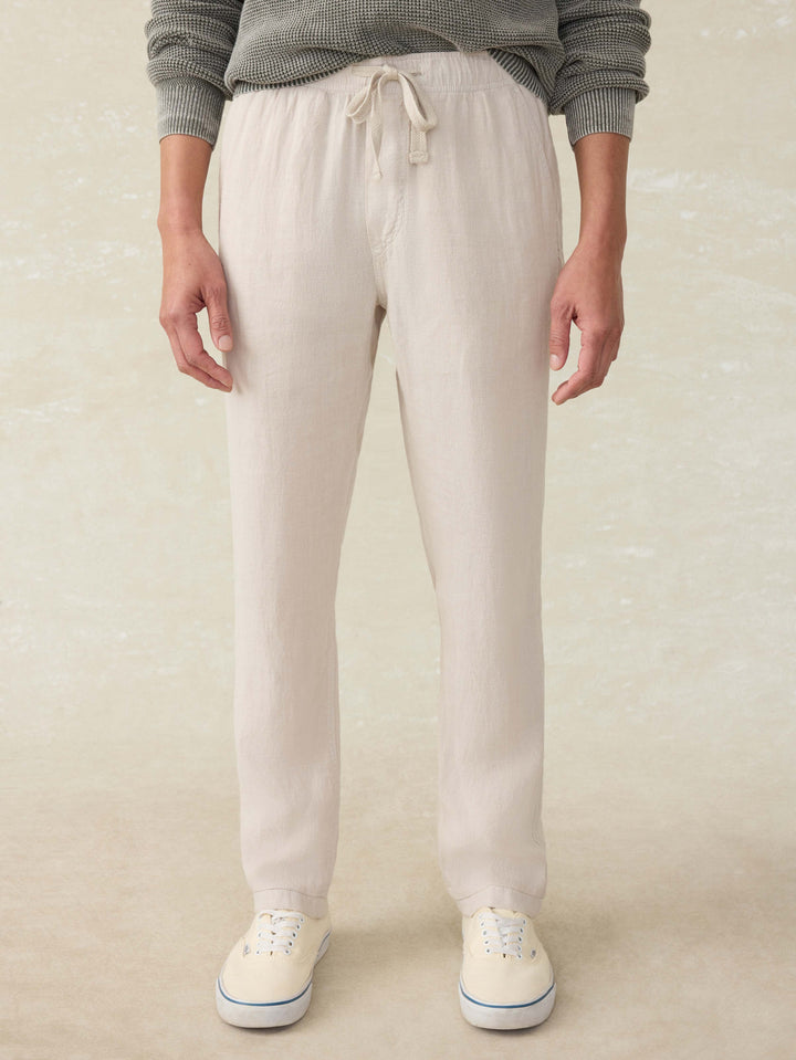Faherty Linen Drawstring Pants