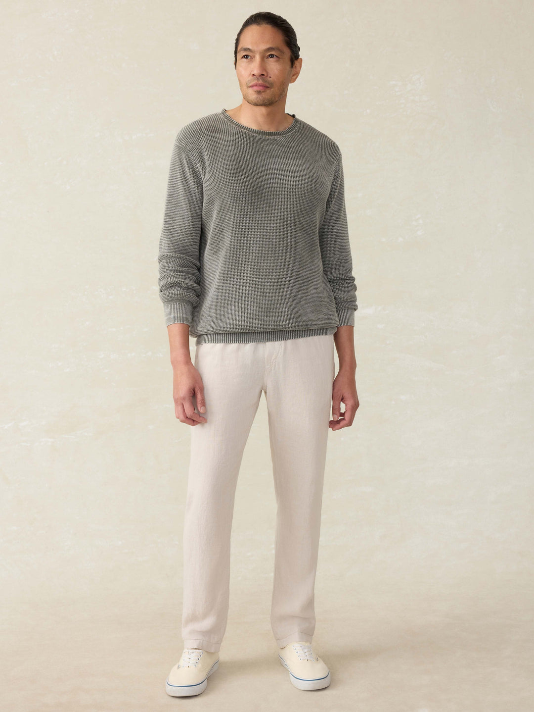 Faherty Linen Drawstring Pants