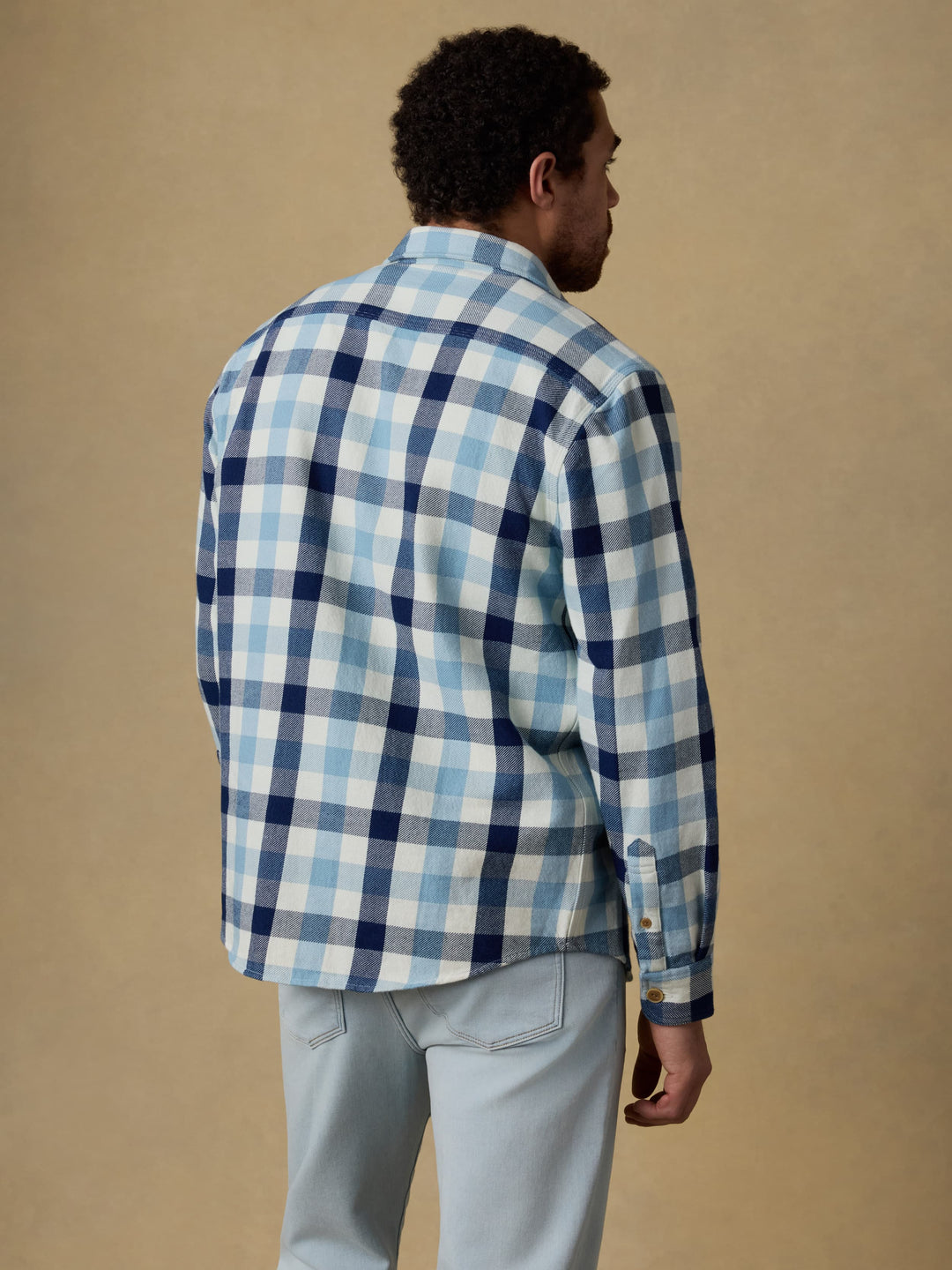 Faherty Indigo Overshirt