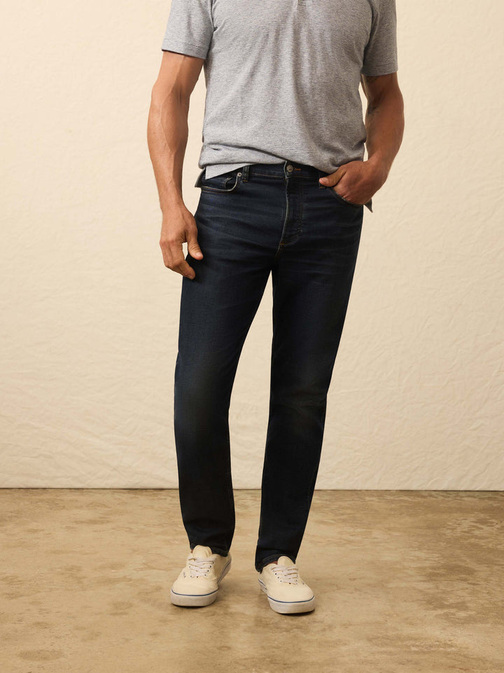 Faherty Stretch Terry Indigo 5 Pocket