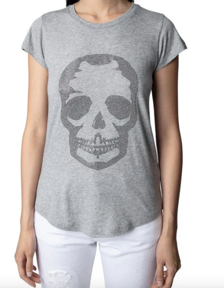 Zadig & Voltaire W Skinny Skull Strass