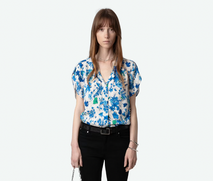 Zadig & Voltaire W Tiffiny Crepe Garden Flowers