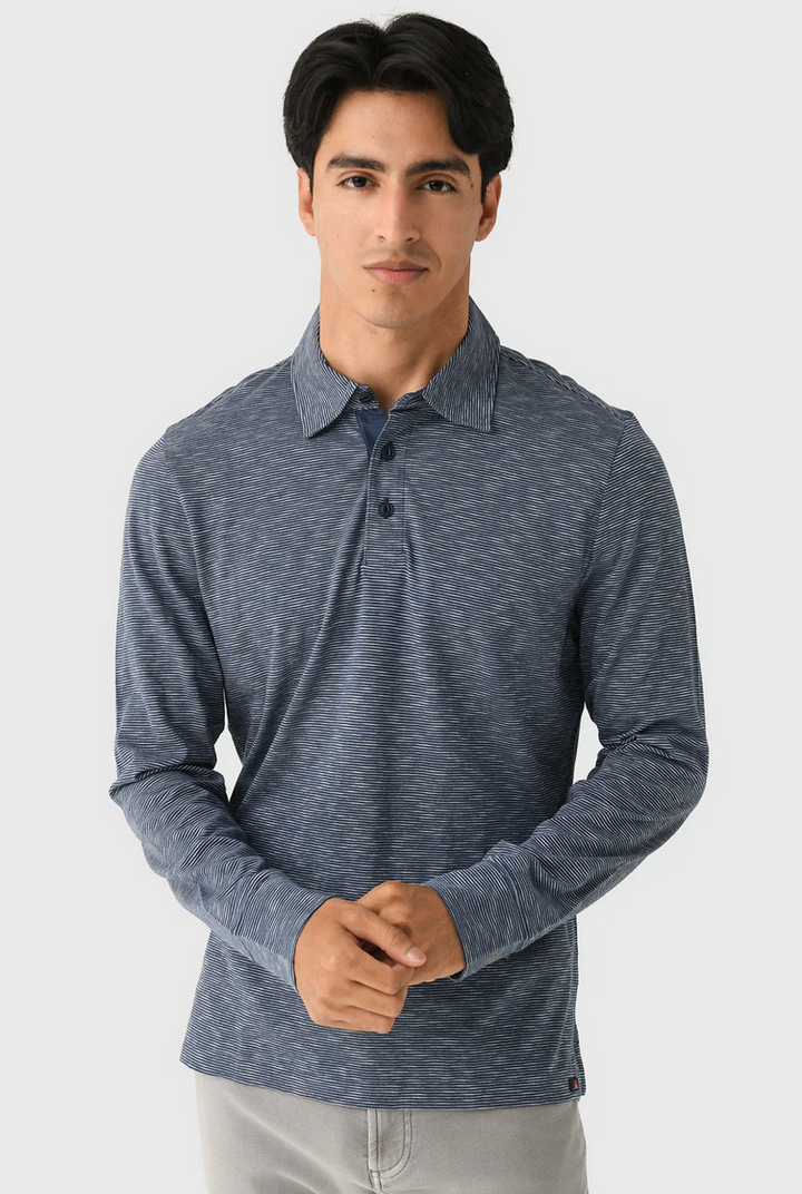 Faherty LS Sunwashed Tshirt Polo