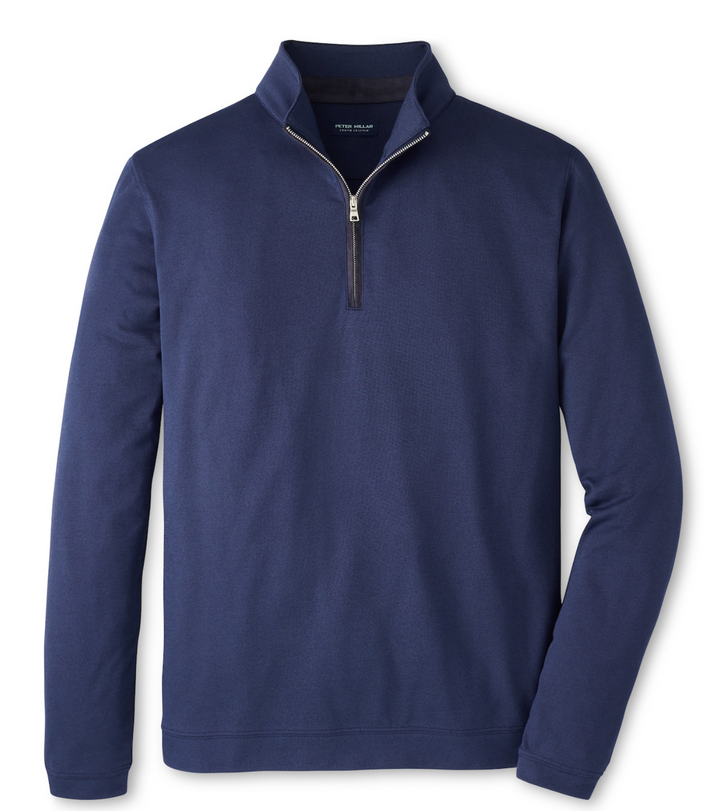 Peter Millar Albatross Cotton Pique 1/4 Zip
