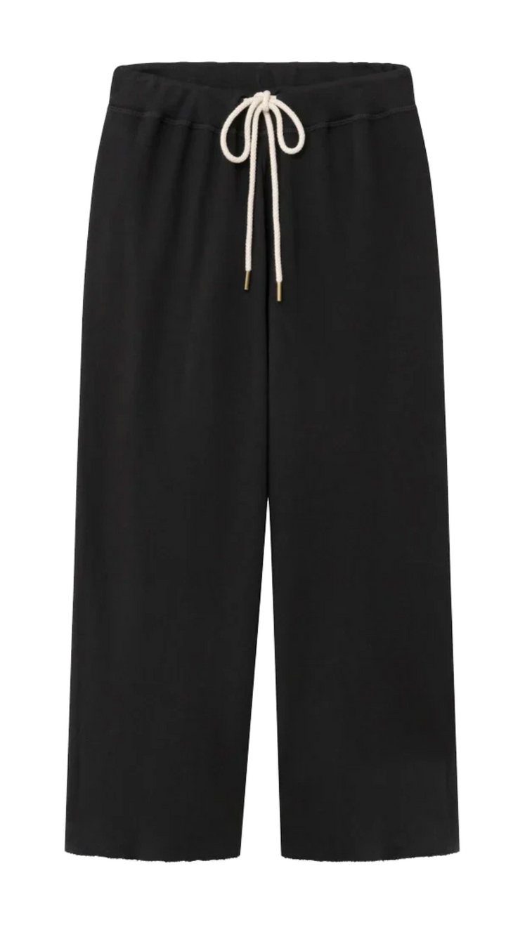 The Great W Wide Leg Cropped Sweatpant