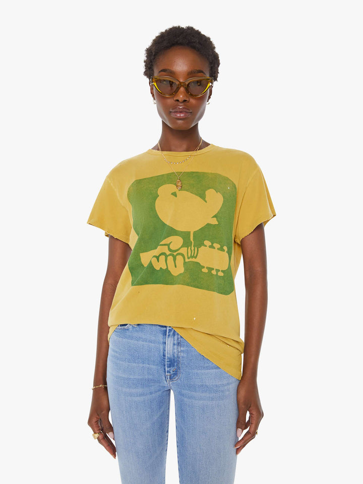 Madeworn W Cropped Woodstock Tee