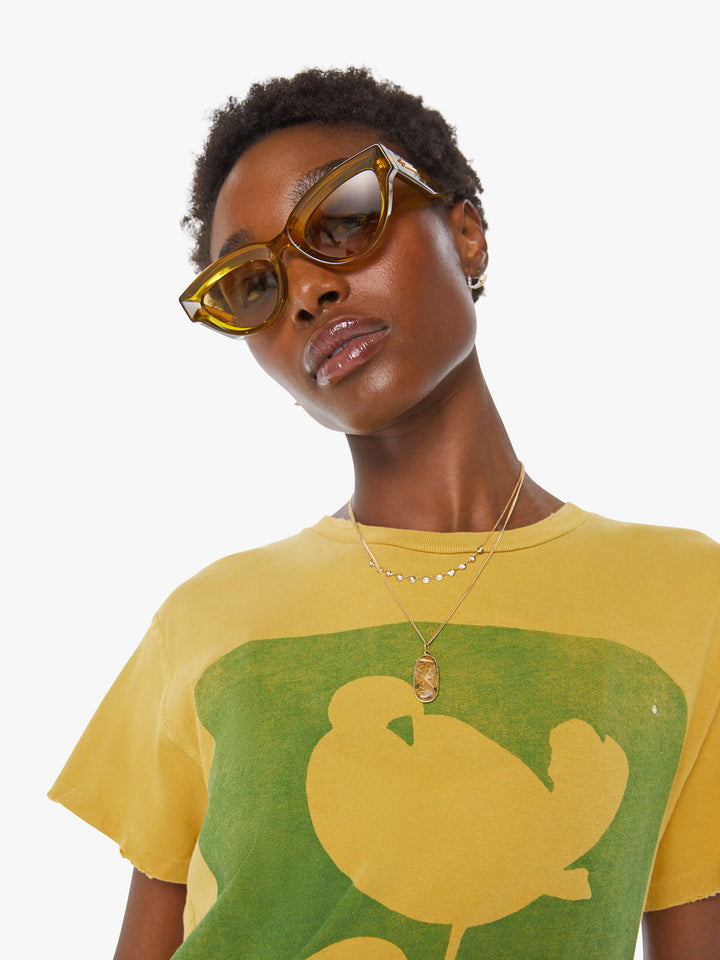 Madeworn W Cropped Woodstock Tee