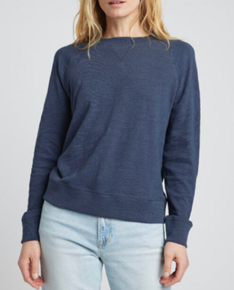 Faherty W Sunwashed Slub Crewneck