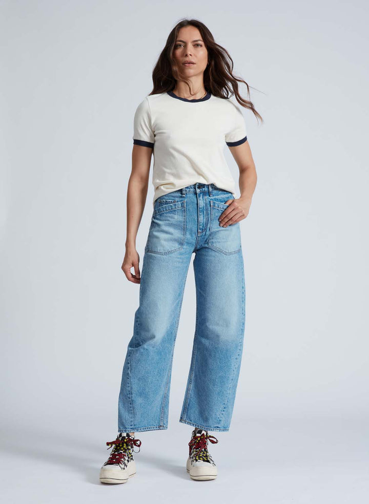 ASKKNY W Twisted Barrel Denim