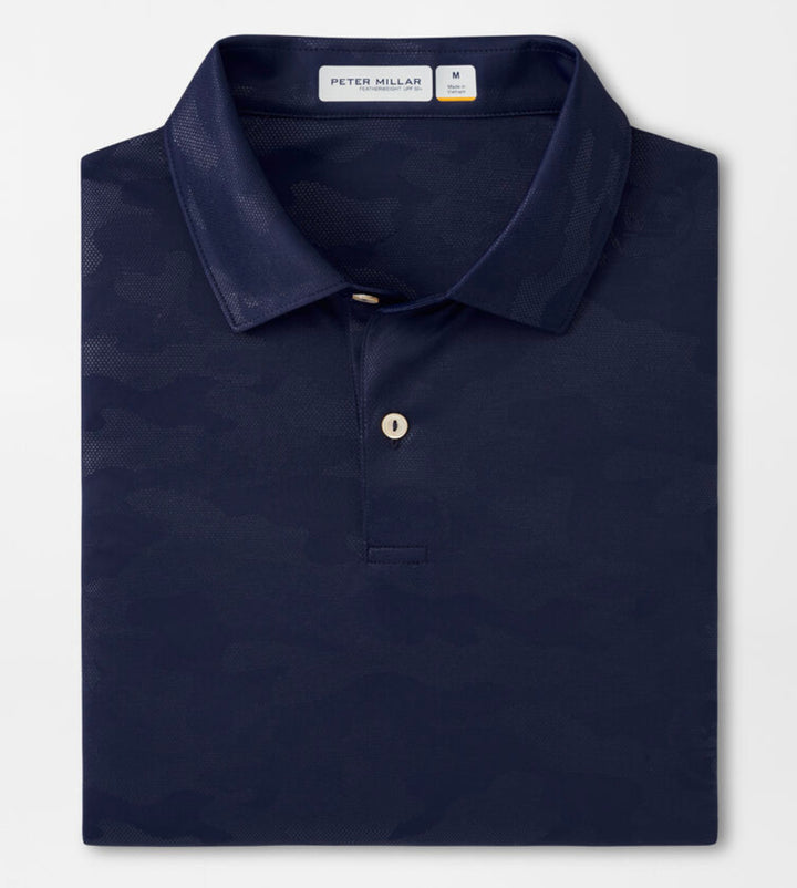 Peter Millar Featherweight Logo Camo Polo