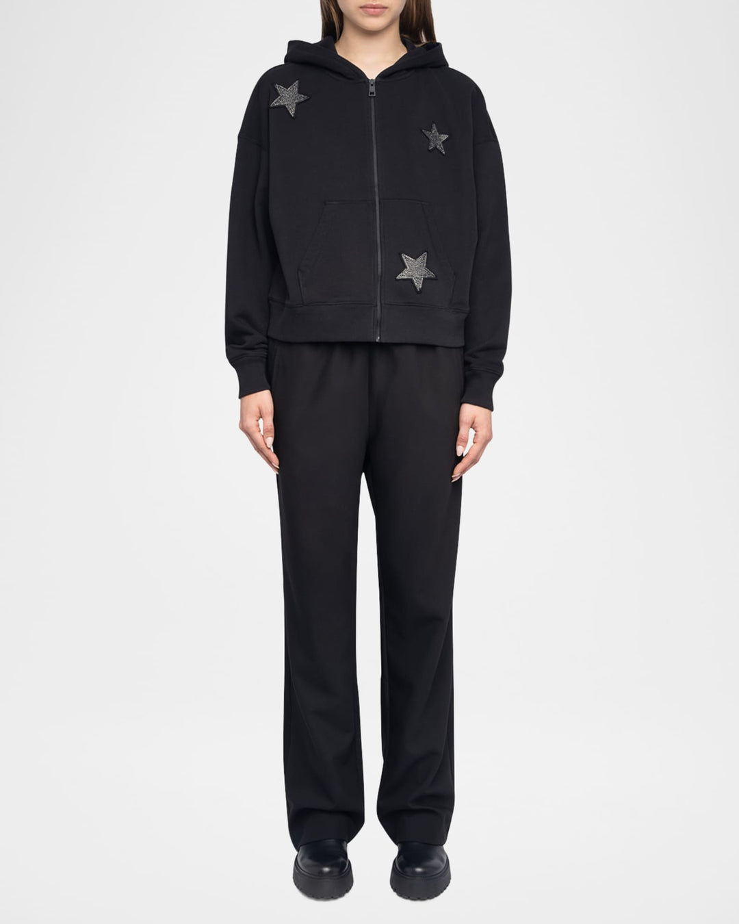 Zadig & Voltaire W Mia Zip PMO Stars Strass