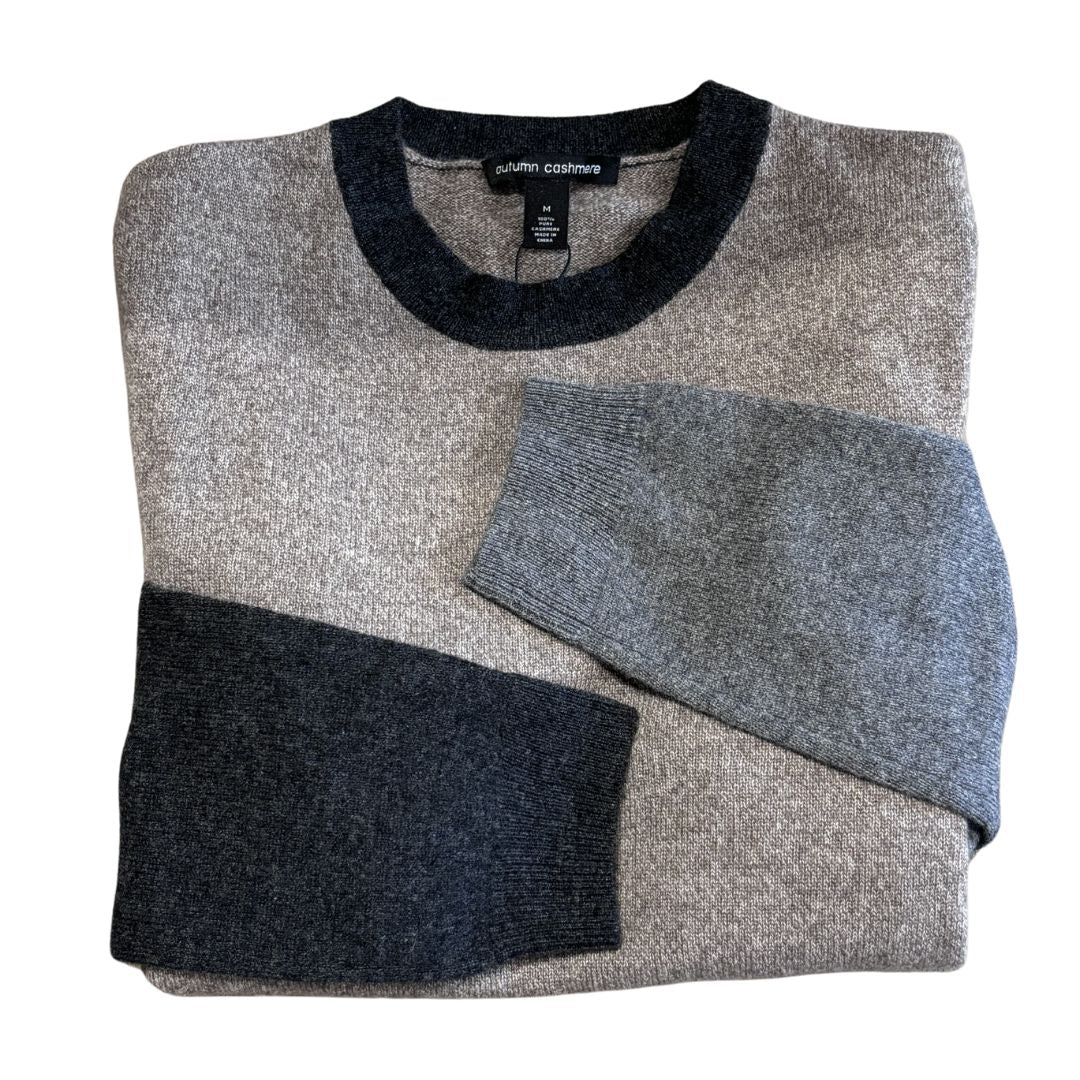 Autumn Cashmere Colorblock Crew