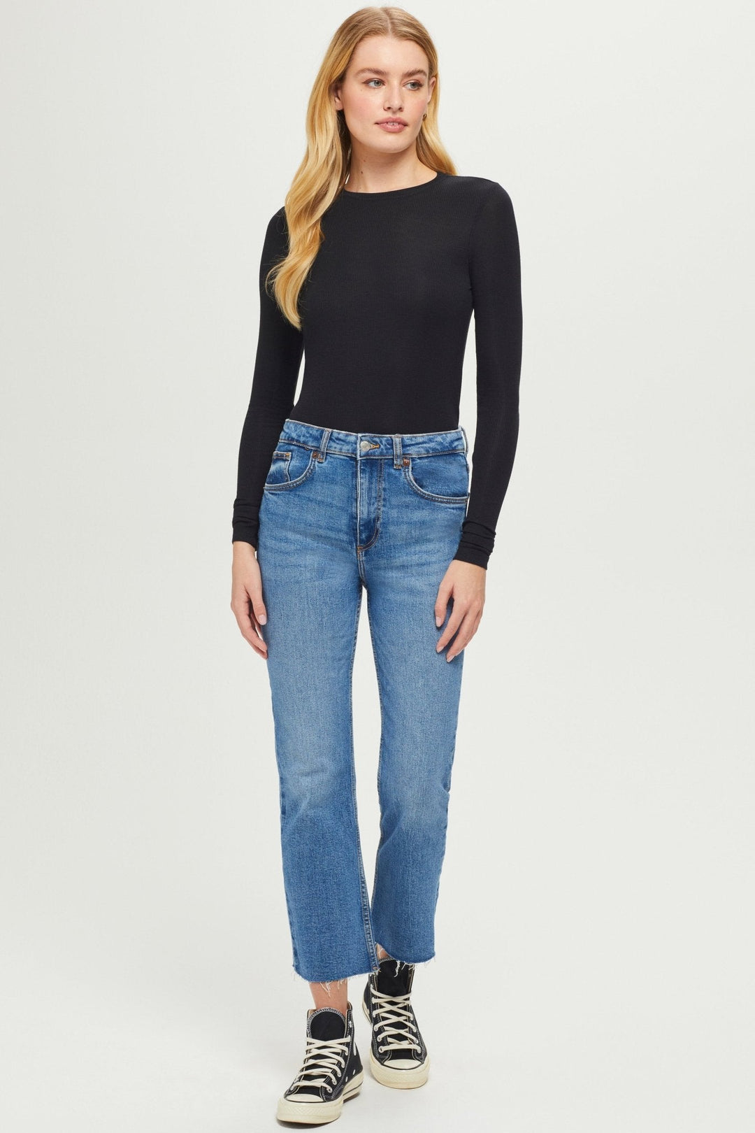 Goldie W Ribbed LS Tee