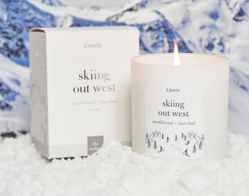 Literie Skiing out West Candle