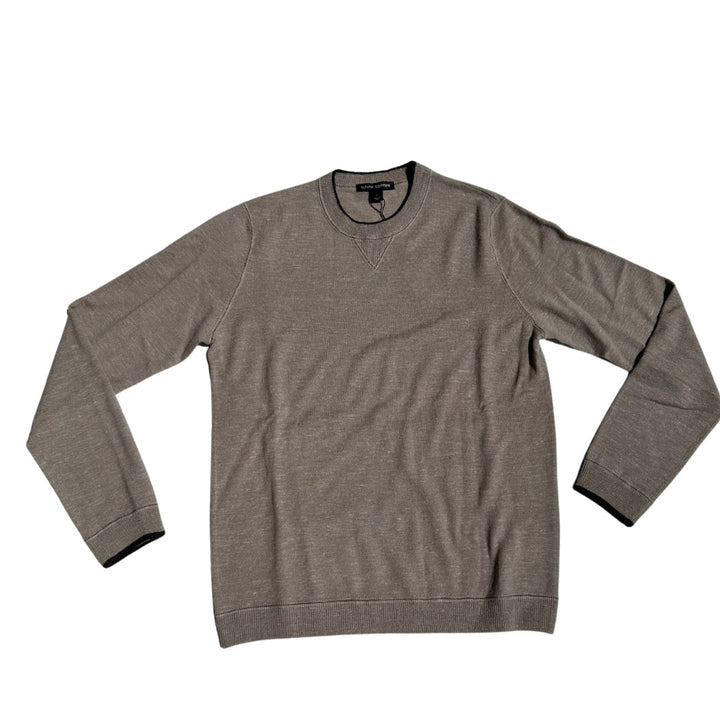 Autumn Cashmere Tencel Coverstitch Crew Tipping