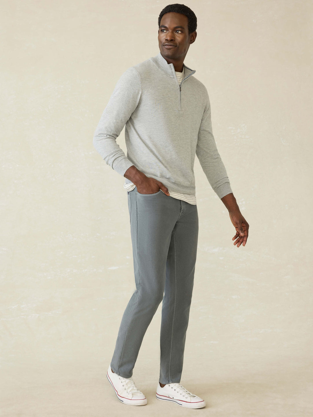Faherty Stretch Terry 5 Pocket