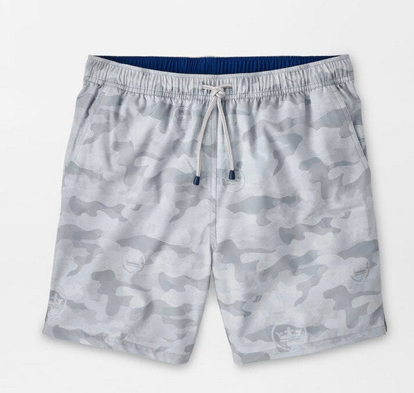 Peter Millar Logo Camo Swim Trunks